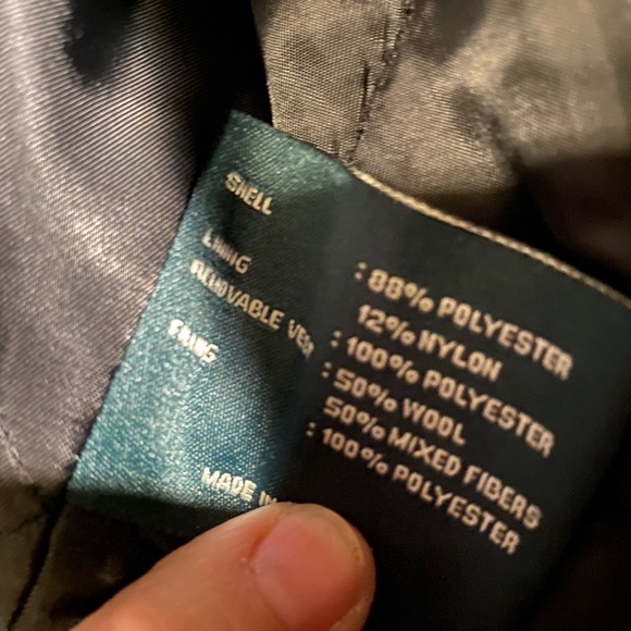 Lauren Ralph Lauren mens wool lined water repellent 3/4 length jacket 48R - Picture 5 of 8